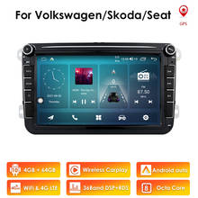 Android 10 Car DVD for VW Volkswagen SKODA GOLF 5 Golf 6 POLO PASSAT B7 T5 CC JETTA TIGUAN car gps stereo navigation player PX5 2024 - buy cheap