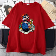 Camisetas con estampado de tatuajes para hombre, ropa de calle a la moda de gran tamaño, sencilla, con cuello redondo, suave, de manga corta 2024 - compra barato