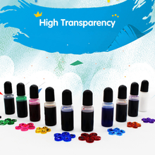 10ML Uv Resin Pigment Liquid Candle Dye Epoxy Pigment Ink DIY Crystal Epoxy High Transparency Oily Dyes for Jewelry Making 2024 - buy cheap