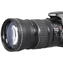 Профессиональный телеобъектив 58 мм 2.0X для Canon 5D/6D/60D/ 350D / 400D / 450D / 500D / 1000D / 550D / 600D/1100D, объектив 18-55 мм 2024 - купить недорого
