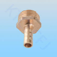 Conector macho bsp, adaptador de acoplador de cobre para mangueira, encaixe de tubulação de bronze 4mm 6mm 8mm 10mm 12mm 19mm, 7/8 "1/8" 2024 - compre barato