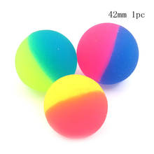 42mm Cute Luminous Children Toy Kids Sport Games Elastic Jumping Balls Ball Colored Bouncing Ball Rubber Toys 2024 - buy cheap