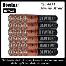Первичные щелочные батареи DURACELL 1,5 в LR61 AAAA, 50 шт., аналог MN2500 E96 LR8D425 для лазерной ручки, Bluetooth колонки 2024 - купить недорого