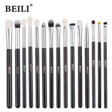 BEILI Black 10-19Pcs Makeup Brushes Natural Synthetic Hair Eyeshadow Blending Eyeliner Makeup Brush Set косметика 2024 - buy cheap