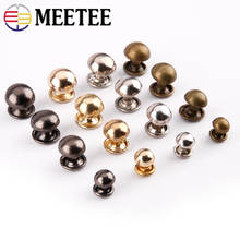 Meetee 100sets 6/8/9/10mm Double-sided Mushroom Rivet Installation Nail Rivet Buckles DIY Luggage Clothing Decoration Accessory 2024 - buy cheap