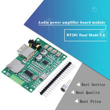 BT201 Dual Mode 5.0 Bluetooth Lossless Audio Power Amplifier Board Module Tf Card U Disk Ble Spp Serial Port Transparent Trans 2024 - buy cheap