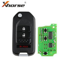 Xhorse XKHO02EN Universal Remote Key Fob 2+1 Button for Honda Type for VVDI Key Tool English Version 10Pcs/lot 2024 - buy cheap