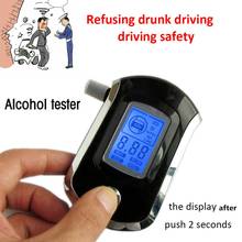 ProfessionalAT6000  Digital Breath Alcohol Tester Breathalyzer with LCD Dispaly with 5 Mouthpieces  ketone meter 2024 - buy cheap