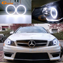 For MERCEDES BENZ C Class C204 S204 W204 facelift 2011 2012 2013 2014 Ultra bright COB led angel eyes halo rings Day Light 2024 - buy cheap