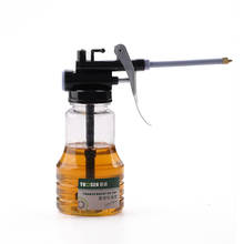 Hardware Tool Transparent Oil Can 250ml Plastic Hose Refueling Pot High Pressure Oiler Oil Gun 2024 - buy cheap