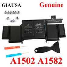 Genuine A1582 Battery for Macbook Pro 13'' A1502 Battery 2015 Retina Free Tools Base Screws 2024 - buy cheap