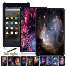 Tablet Back Cover Case for Fire 7(5th/7th/9th Gen)/HD 10(5th/7th/9th Gen)/HD 8(6th/7th/8th Gen) Space Pattern Slim Hard Shell 2024 - buy cheap