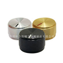 Aluminum Knob Silver Potentiometer Knobs Diamond Lattice 30*18Mm Grid Cap Volume Speaker Effector Adjust Volume Switch Button 2024 - buy cheap