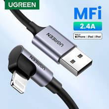 UGREEN MFi USB Cable for iPhone 14 13 12 11 Pro Max 2.4A Lightning Fast Charging Phone Data Cable for iPhone Charger for iPad 2024 - buy cheap