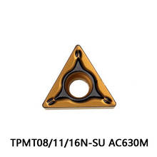 100% Original TPMT 080204 110304 TPMT080204N-SU TPMT110304N-SU TPMT160404N-SU AC630M Carbide Inserts Lathe Cutter Turning Tools 2024 - buy cheap