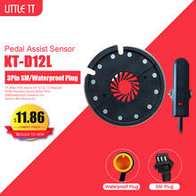 Kt kunteng ebike pas sensor KT-D12L 12 ímãs pedal assistente sensor cor preta para bicicleta elétrica kit de conversão 2024 - compre barato