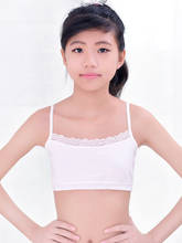 3Pcs/Lot Cotton Lace Bras for Kids Girls Sport Training Child Underwear Tops  8-14years 2024 - buy cheap