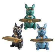 Statue Storage Tray Resin Art Home Decoration Sculpture Figurine Animal Lover Collection 2024 - buy cheap