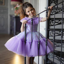 Flower Vintage Embroidery Baby Girls Dress Opening Ceremony Clothing Tutu Party Elegant Wear Girls Princess Dress Kids Vestidos 2024 - купить недорого
