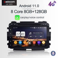 720P 8 DSP 2 din Android 11,0 4GB de RAM de 8 Core reproductor de DVD del coche para Honda HRV VEZEL 2014 de 2015, 2016 GPS Glonass autoradio coche radio 2024 - compra barato