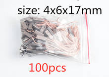 100pcs carbon brushes for Bosch BMW Volkswagen Audi Changan Geely Ford Volvo Generator (4x6x17mm) 2024 - buy cheap