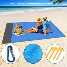 Sand Free Beach Blanket,82''X79''Oversized Large Beach Mat Sand Proof Outdoor Picnic Blanket,Camping Mat Blanket Travel Hiking 2024 - buy cheap