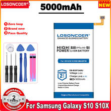 LOSONCOER 5000mAh EB-BG973ABU Phone Battery For Samsung GALAXY S10 S10 X S10X SM-G9730 G9730 SM-G973 G973F G973U G973W Battery 2024 - buy cheap