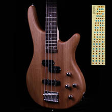 Four Strings Bass Neck Fretboard Fingerboard Note Scale Label Sticker Fret Color Sticker 2024 - buy cheap