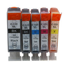 Cartucho de tinta para impresora Canon Pixma, cartucho de tinta Compatible con IP4600, IP4700, MP620, MP630, MP640, MP980, MP990, MX860, MX870, 520xl 2024 - compra barato