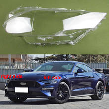 For Ford Mustang 2018 2019 Transparent Lampshades Headight Cover Lamp Shell Glass Plexiglass Replace Original Lampshade 2024 - buy cheap