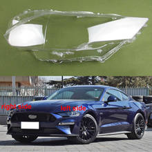 Máscara de proteção para lâmpada de vidro, cobertura transparente para lâmpadas escudo para ford mustang 2018, 2019 e 2024 - compre barato