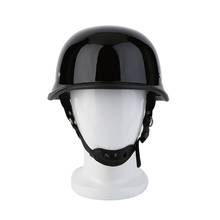 Cascos de motociclismo a la moda, medio casco de motocicleta Vintage de estilo alemán, duradero, de media cara, M/L/XL 2024 - compra barato