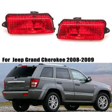 Rear Bumper Reflector Light For Jeep Grand Cherokee 2006 2007 2008 2009 2010 Red Len Fog Brake Warn Lamp Car Products 2024 - buy cheap