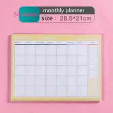 2020 2021 A4 Notebook Kawaii Daily Weekly Monthly Yearly Calendar Planner Agenda Schedule Organizer Journal Book Stationary 2024 - buy cheap