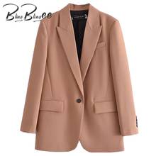 Aonibieer-Conjunto de 2 piezas para mujer, Blazer elegante a la moda, traje urbano para mujer, chaqueta, pantalón con un solo botón, primavera, 2021 2024 - compra barato