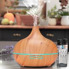 Electric Aroma Diffuser Essential oil diffuser Air Humidifier Ultrasonic Remote Control Color LED Lamp Mist Maker Home 2024 - купить недорого