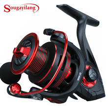 Sougayilang 12+1BB Fishing Reel 5.2:1 High speed Gearing Spinning Fishing Reels for Saltwater Freshwater Fishing Tackle Pesca 2024 - buy cheap