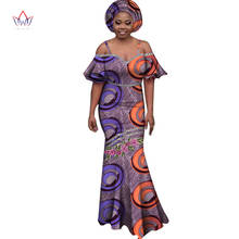 Summer African Dresses for Women 2022 New Fashion Robe Long Dress Print Bazin Vestidos Dashiki Party African Clothes WY6579 2024 - buy cheap