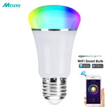 Smart WiFi LED Bulb Light E26 E27 Dimmable Wireless Ceiling Lamp RGB Cool White Remote Voice Control by Tuya Alexa Google Home 2024 - buy cheap