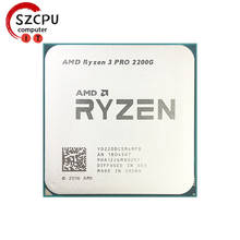 AMD Ryzen 3 PRO 2200G R3 PRO 2200G R3 2200G 3,5 ГГц четырехъядерный процессор с четырехъядерным процессором YD220BC5M4MFB Socket AM4 2024 - купить недорого