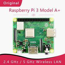 Новый четырехъядерный процессор Raspberry Pi 3 Model A + Plus BMC2837B0 512M RAM Pi 3A + с Wi-Fi и Bluetooth 2024 - купить недорого