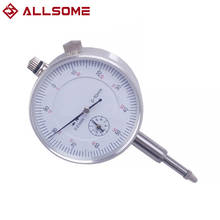 ALLSOME 10/0.01mm Micrometer Measurement Instrument Round Dial Indicator Gauge Vertical Contact Digital Mikrometer HT1605 2024 - buy cheap