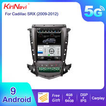 KiriNavi-reproductor de Dvd para coche, pantalla Vertical estilo Telsa de 10,4 pulgadas, Android 9,0, Radio automática para Cadillac SRX, navegación Gps automática, 2009-2012 2024 - compra barato