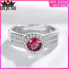 925 sterling silver Korean version ruby rose ring female retro code ring simple fashion live jewelry diamond rings for women 2024 - buy cheap