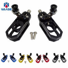 waase Aluminum Chain Adjusters with Spool Tensioners Catena For Yamaha YZF R6 2006 2007 2008 2009 2010 2011 2012 2013 2014-2016 2024 - buy cheap