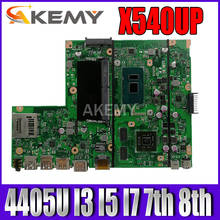 Akemy X540UP laptop Motherboard X540UP X540U A540U R504U mainboard i5-7200 4GB RAM X540UP 2024 - compre barato