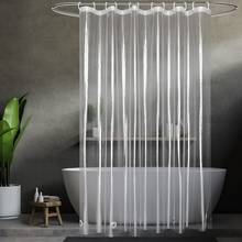 High Clear Shower Curtain Waterproof Transparent Curtains Liner Mildew Plastic Bath Curtains With Hooks Home PEVA Bathroom Decor 2024 - buy cheap