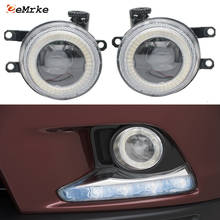 Luces LED de circulación diurna DRL con lente de corte, luces antiniebla de ojo de Ángel para Toyota Kluger Highlander XU50 2014 2015 2016, 2 uds. 2024 - compra barato