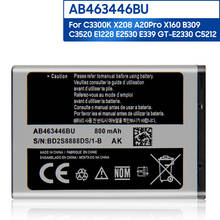 Replacement Battery AB463446BU For Samsung X520 F258 E878 S139 M628 E1200M E1228 X160 AB043446BE AB553446BC Phone Battery 800mAh 2024 - buy cheap