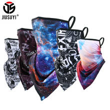 3D Galaxy Scarf Triangle Bandana Tube Neck Gaiter Scarves Hanging Ear Cover Breathable Absorb Sweat Headband Men Women Summer 2024 - buy cheap